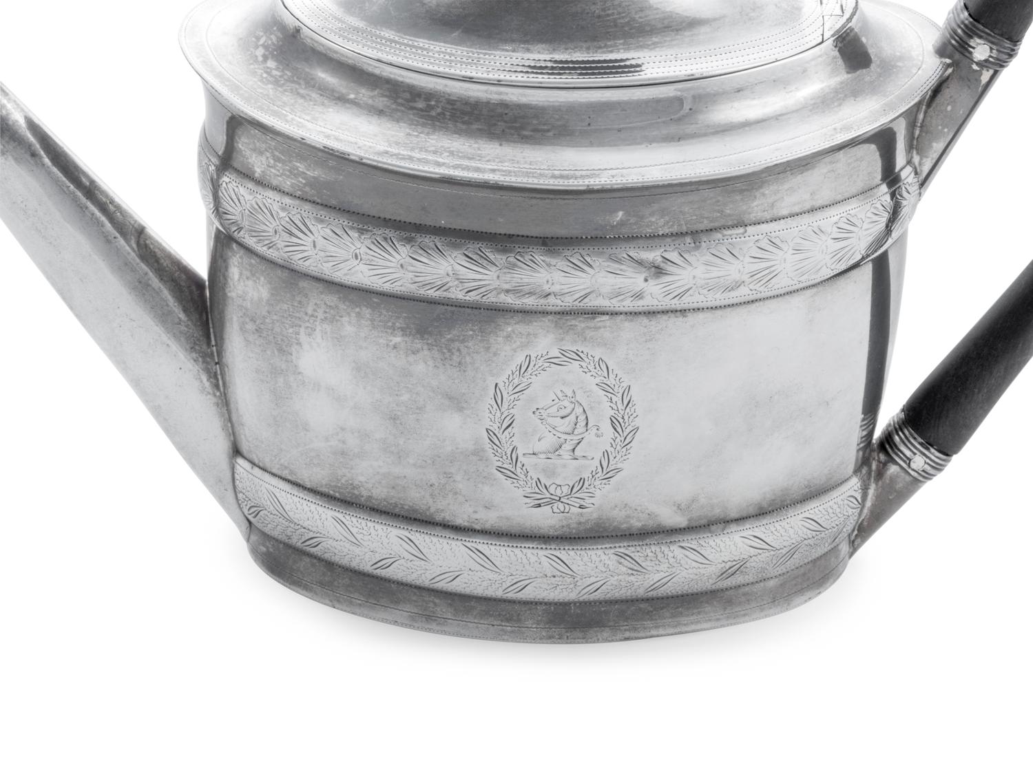 A George III Silver Teapot