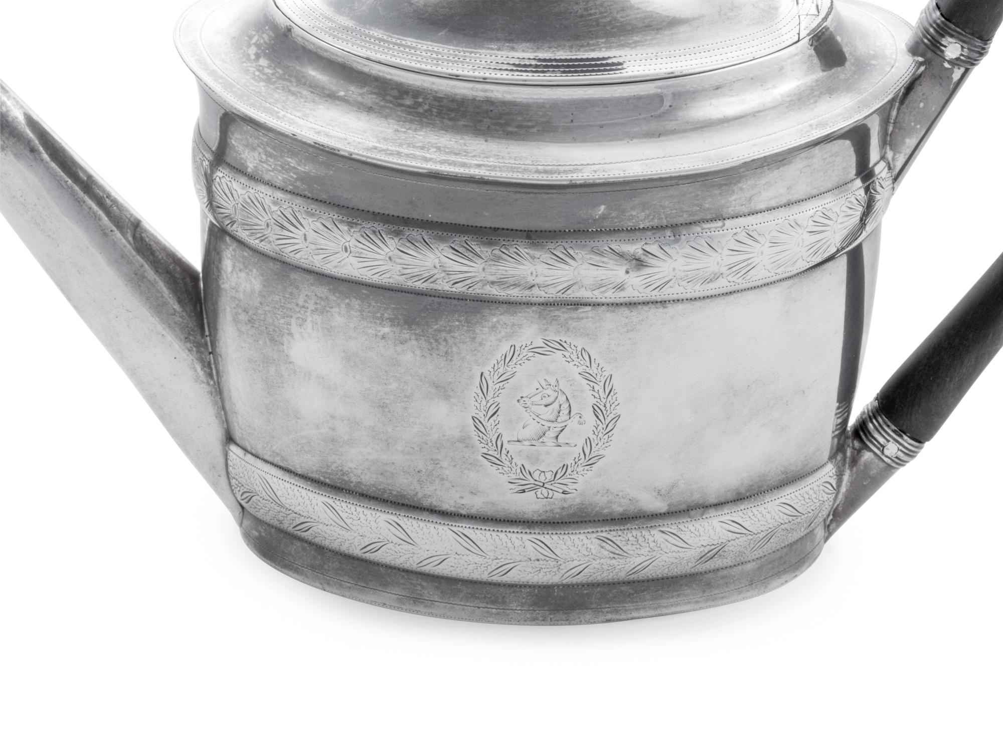 A George III Silver Teapot