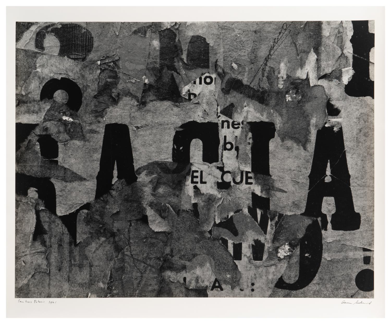 Aaron Siskind (1903-1991) San Luis Potosi (16), 1961