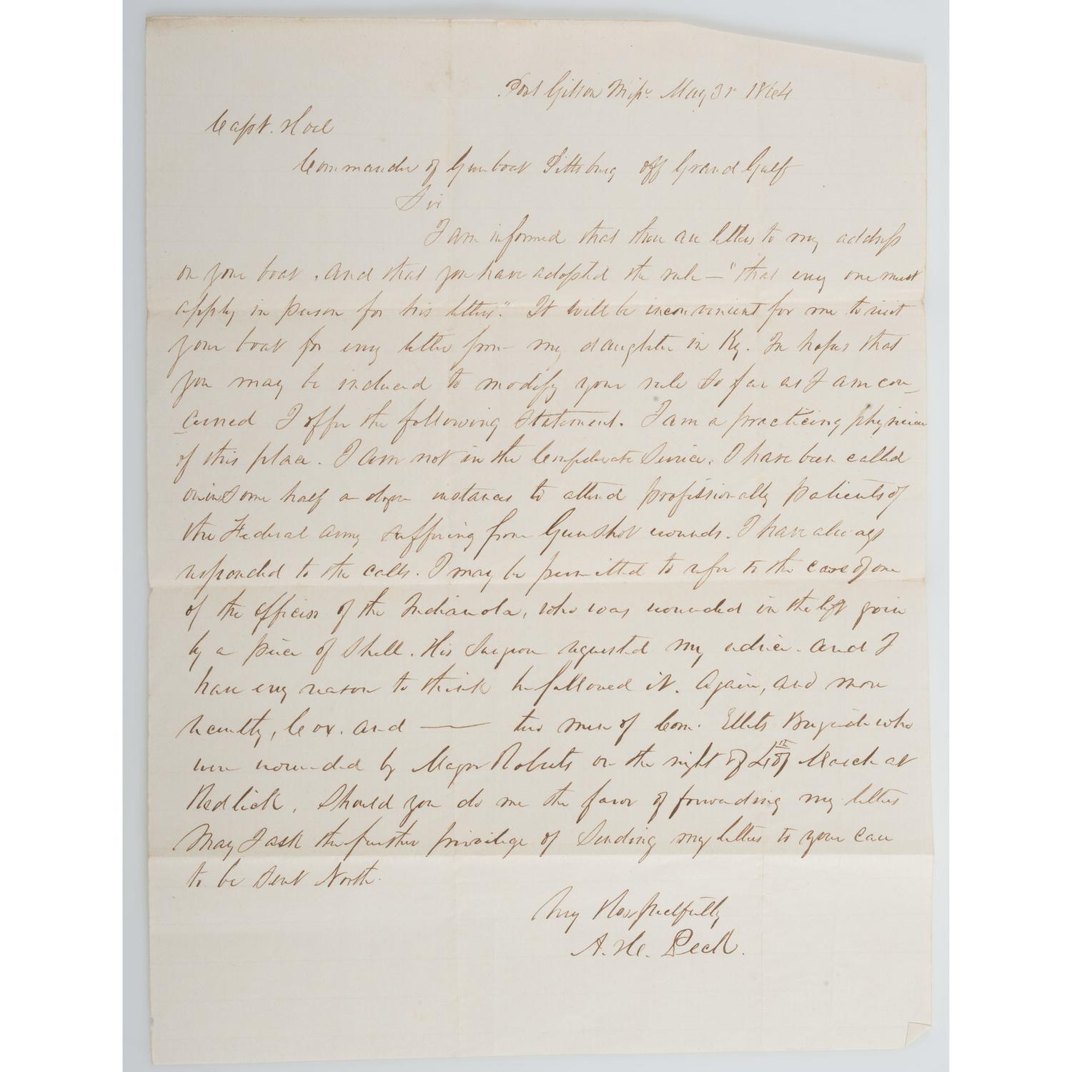 Capt. William R. Hoel, USN Mississippi River Squadron, Civil War Archive
