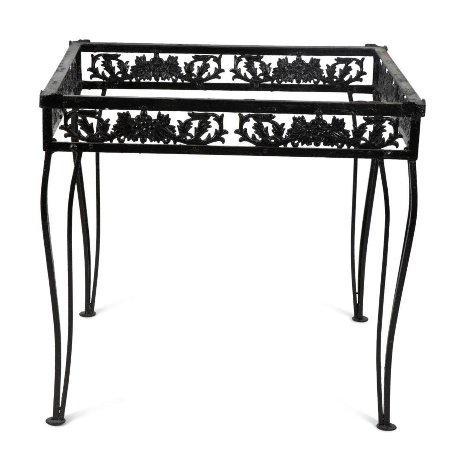 A Pair of Salterini Wrought Iron Armchairs