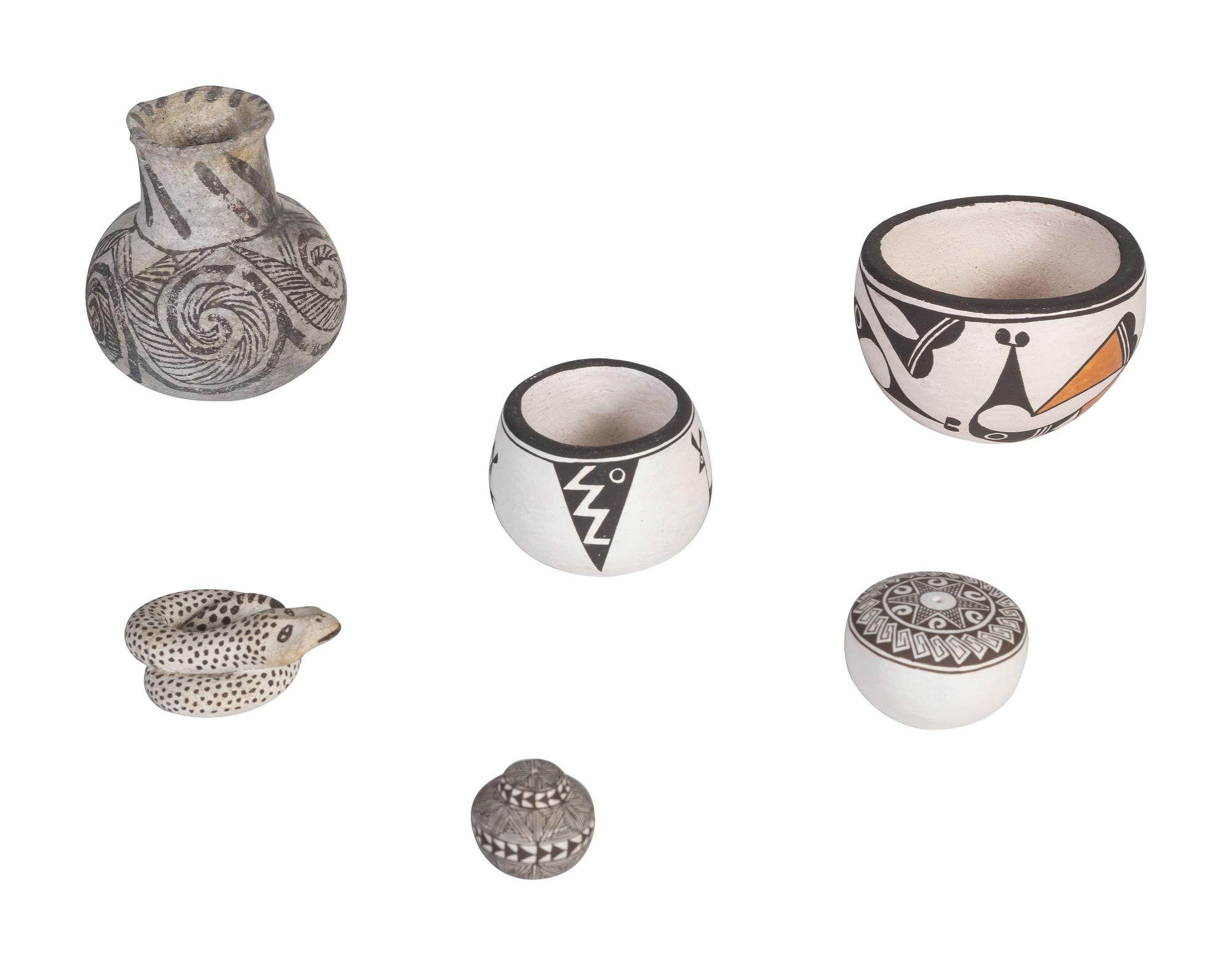 Collection on Miniature Pueblo Pottery