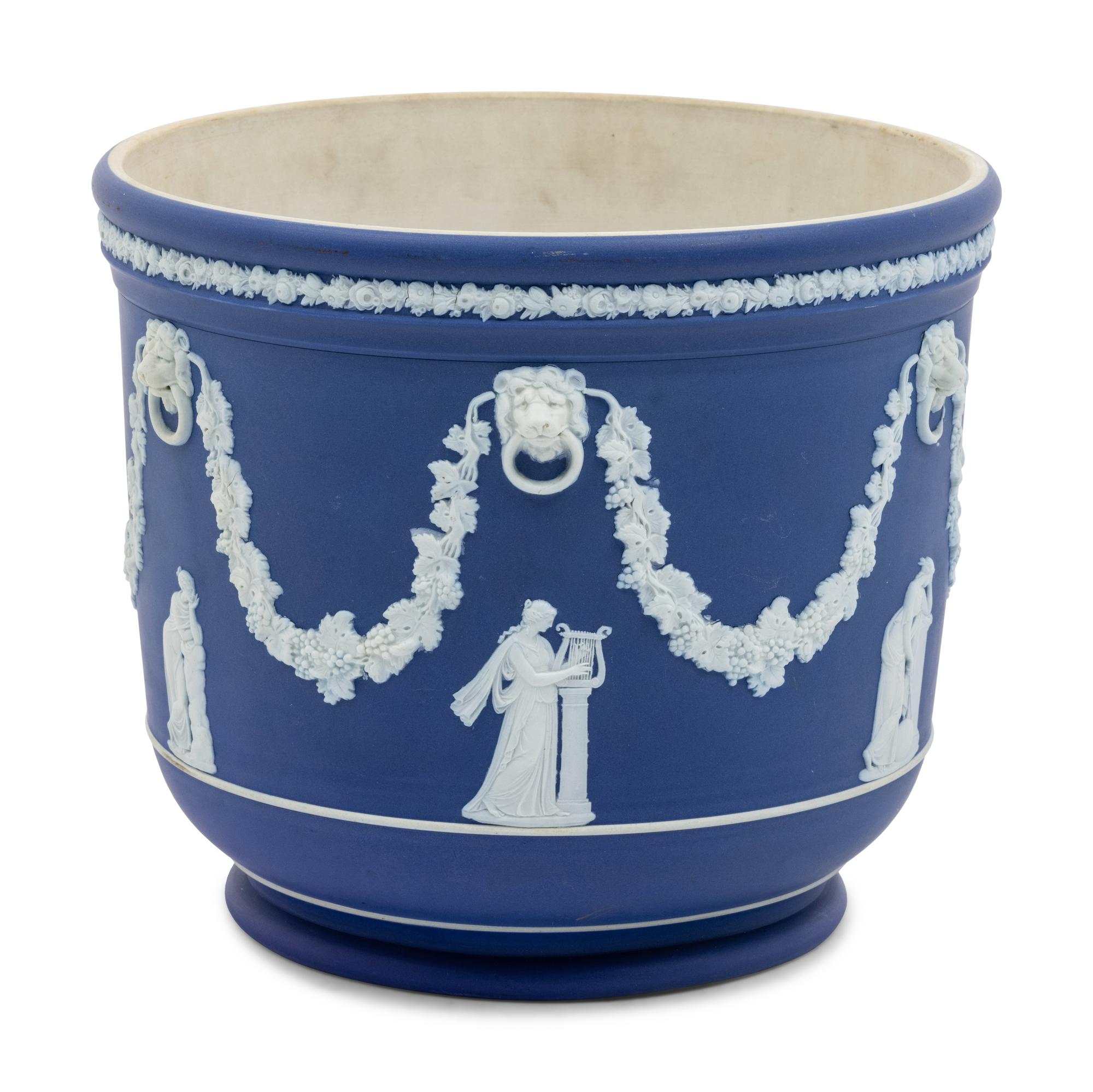 A Wedgwood Jasperware Cache Pot