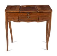 A Louis XV Provincial Walnut Dressing Table