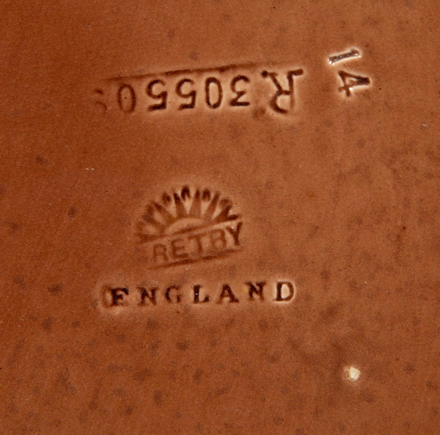Two Bretby Pottery Trompe-l'œil Plates