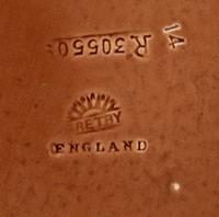 Two Bretby Pottery Trompe-l'œil Plates