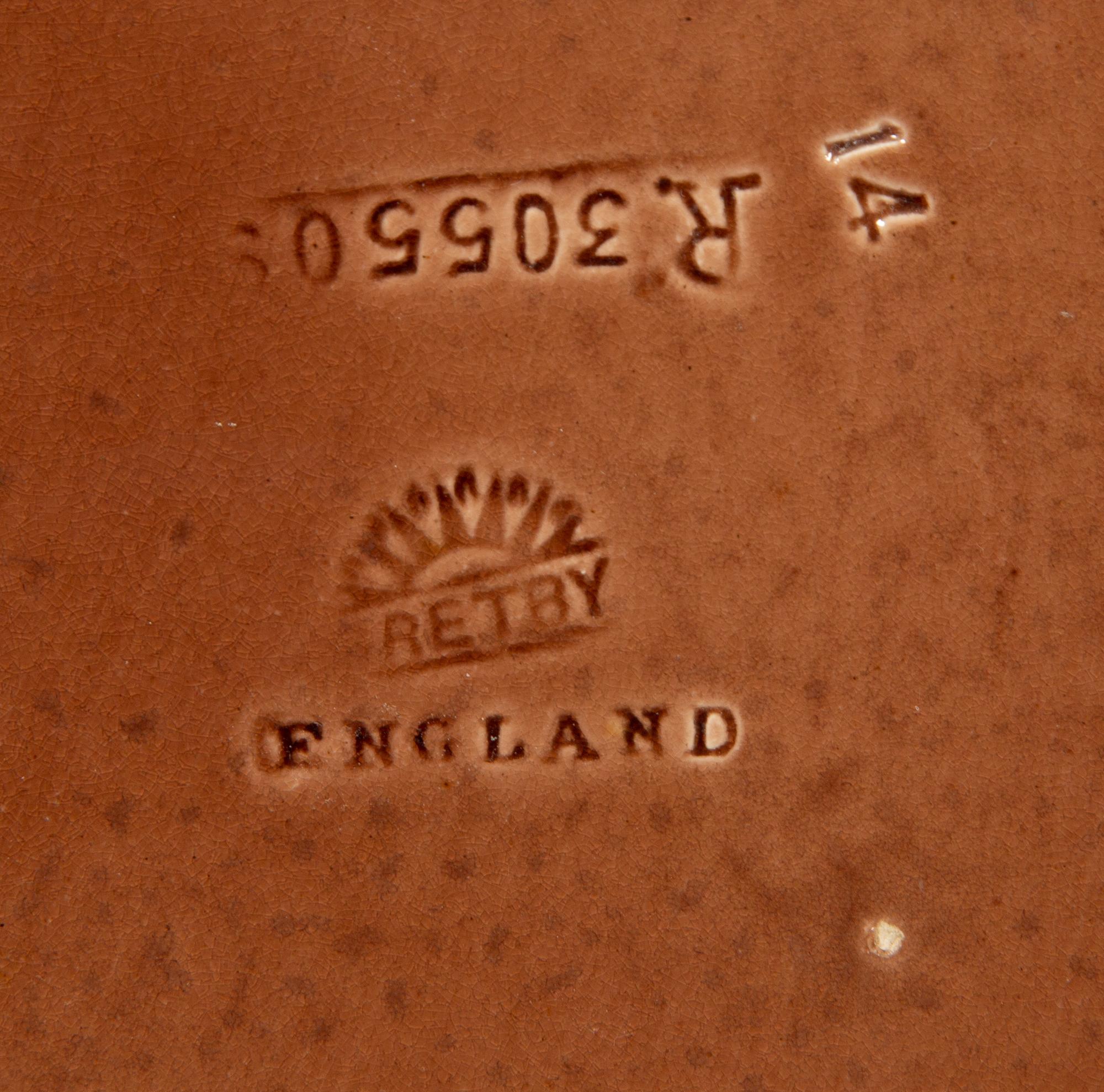 Two Bretby Pottery Trompe-l'œil Plates