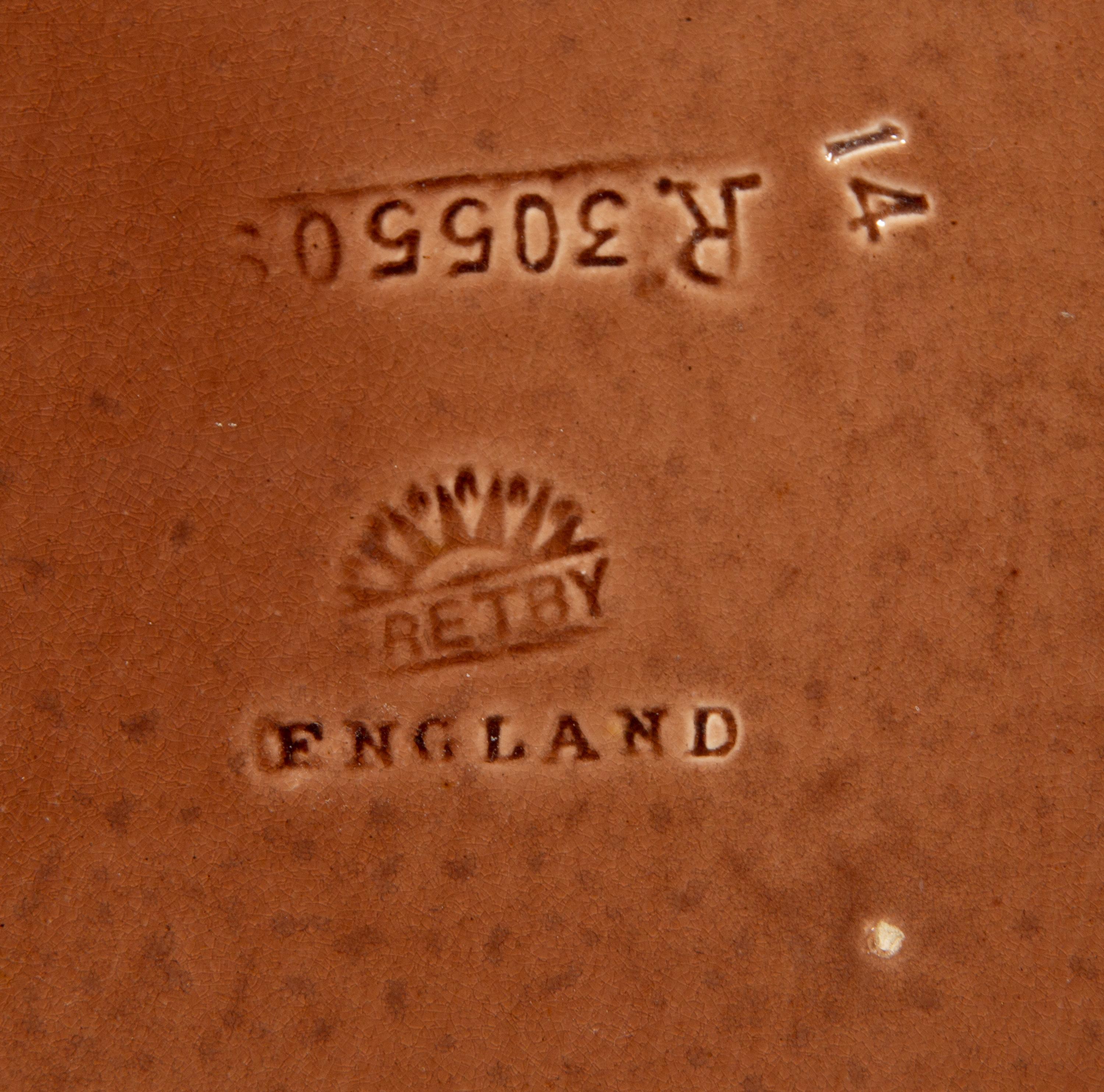 Two Bretby Pottery Trompe-l'œil Plates