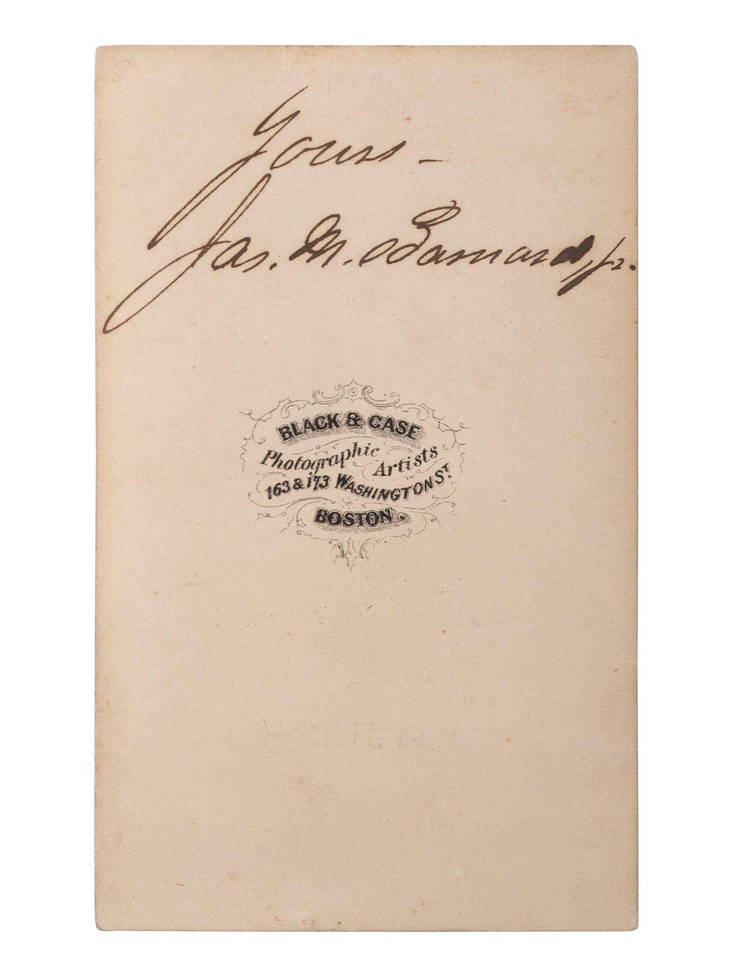 [CIVIL WAR]. A group of 7 items associated with James M. Barnard, 24th and 44th Massachusetts Infantry, highlighted by war-date sketches by Barnard, an autographed CDV, and a regimental history of the 24th Massachusetts Infantry.