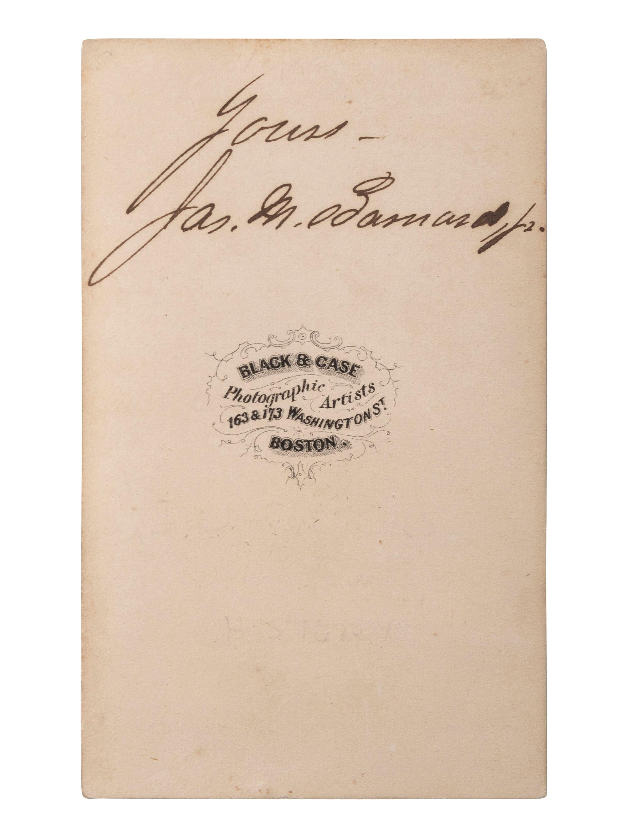 [CIVIL WAR]. A group of 7 items associated with James M. Barnard, 24th and 44th Massachusetts Infantry, highlighted by war-date sketches by Barnard, an autographed CDV, and a regimental history of the 24th Massachusetts Infantry.