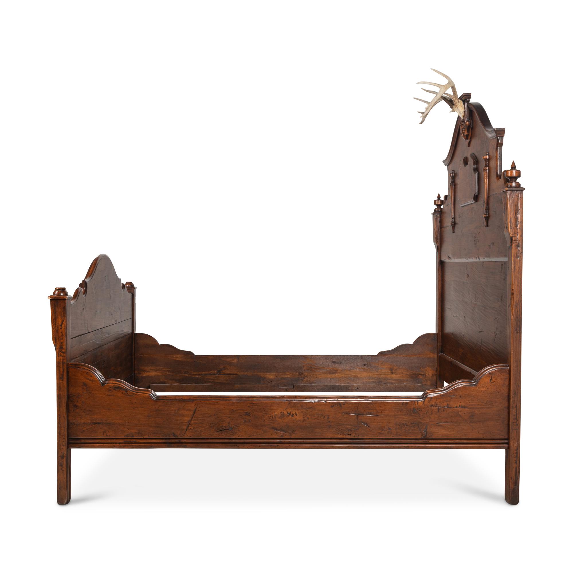 A Rustic Style Bed