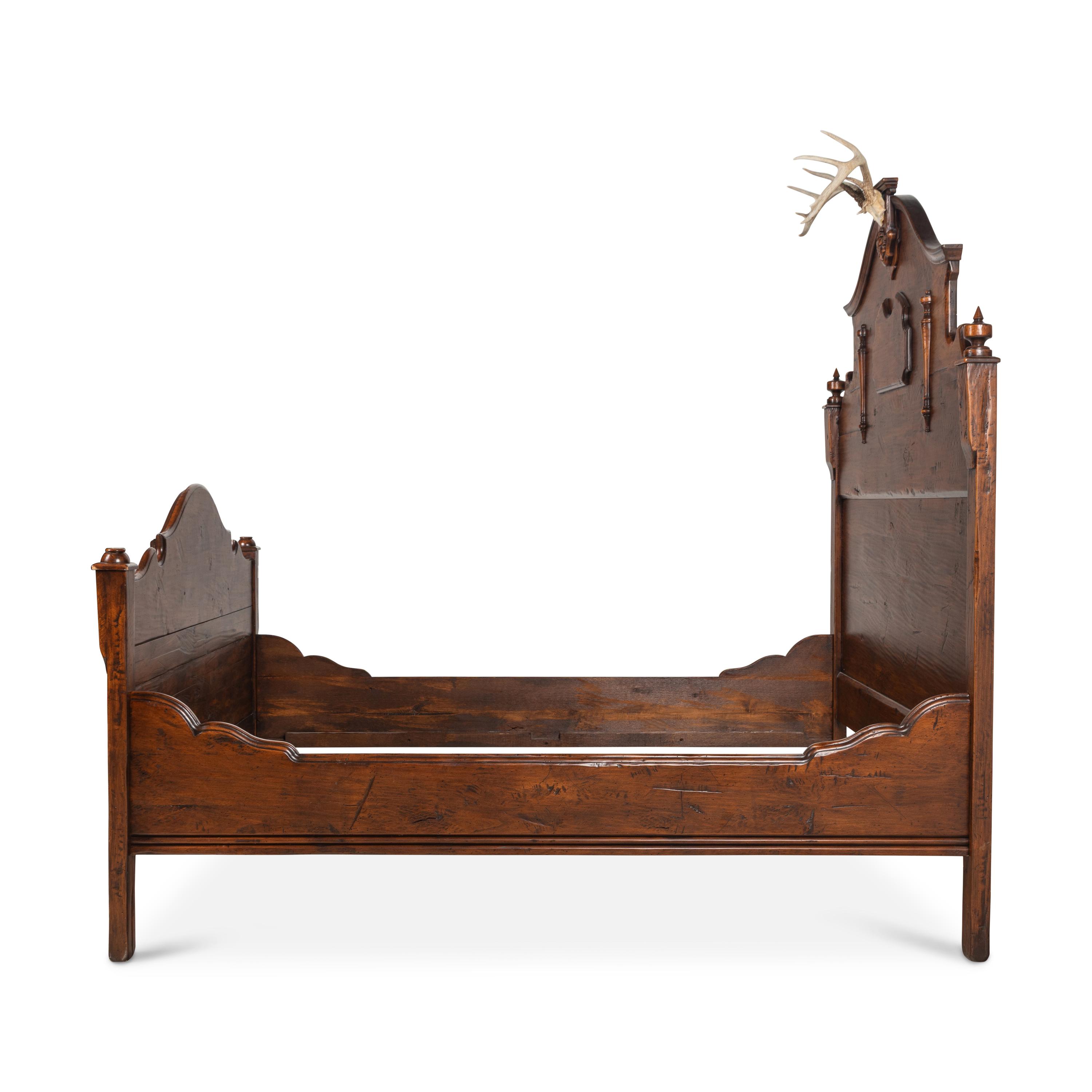 A Rustic Style Bed