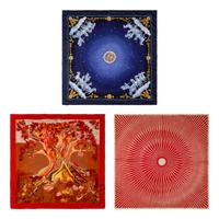 A Group of Three Hermès Scarves