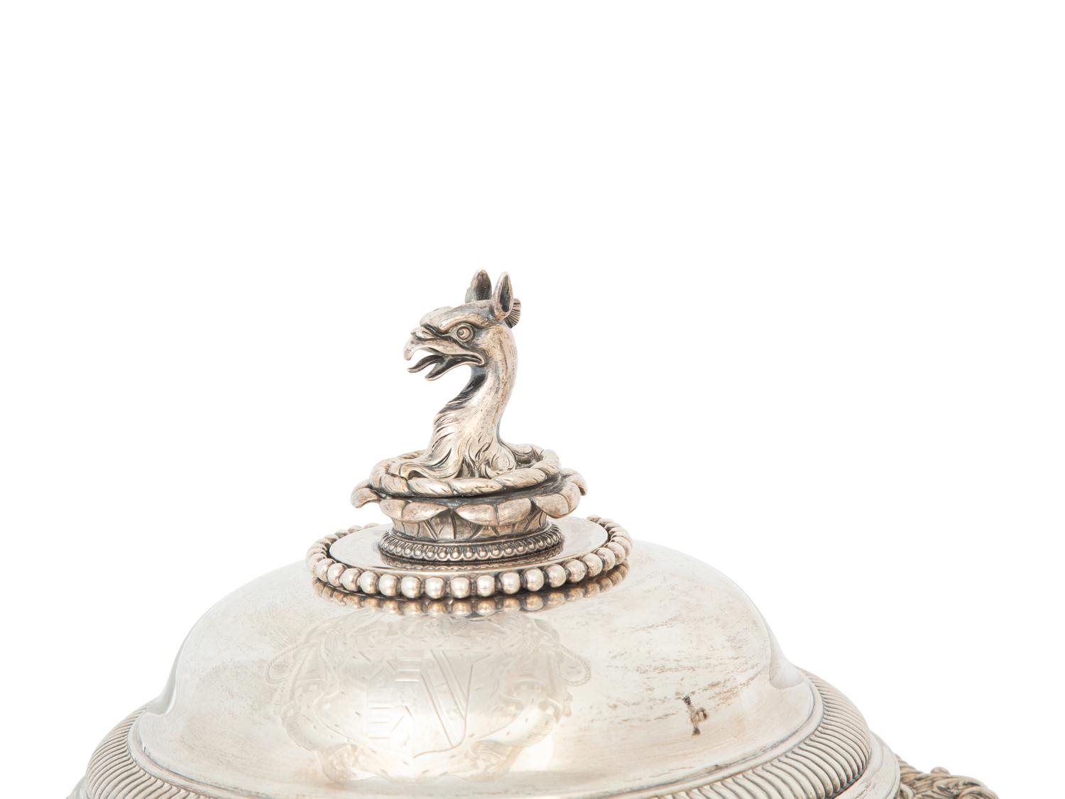 Two George III Silver Covered Entrée Dishes