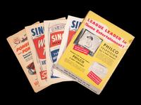 A Group of Vintage New York Baseball Publications (Including Willie Mays and Mickey Mantle Rookie Seasons),