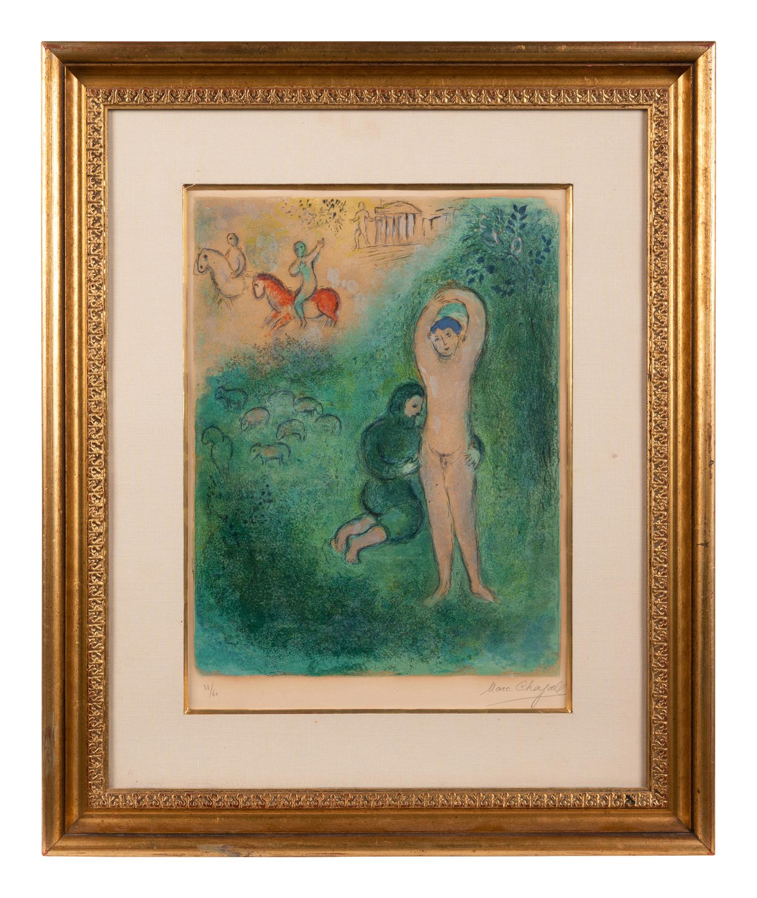 Daphnis and Gnathon ( from Daphnis and Chloe)