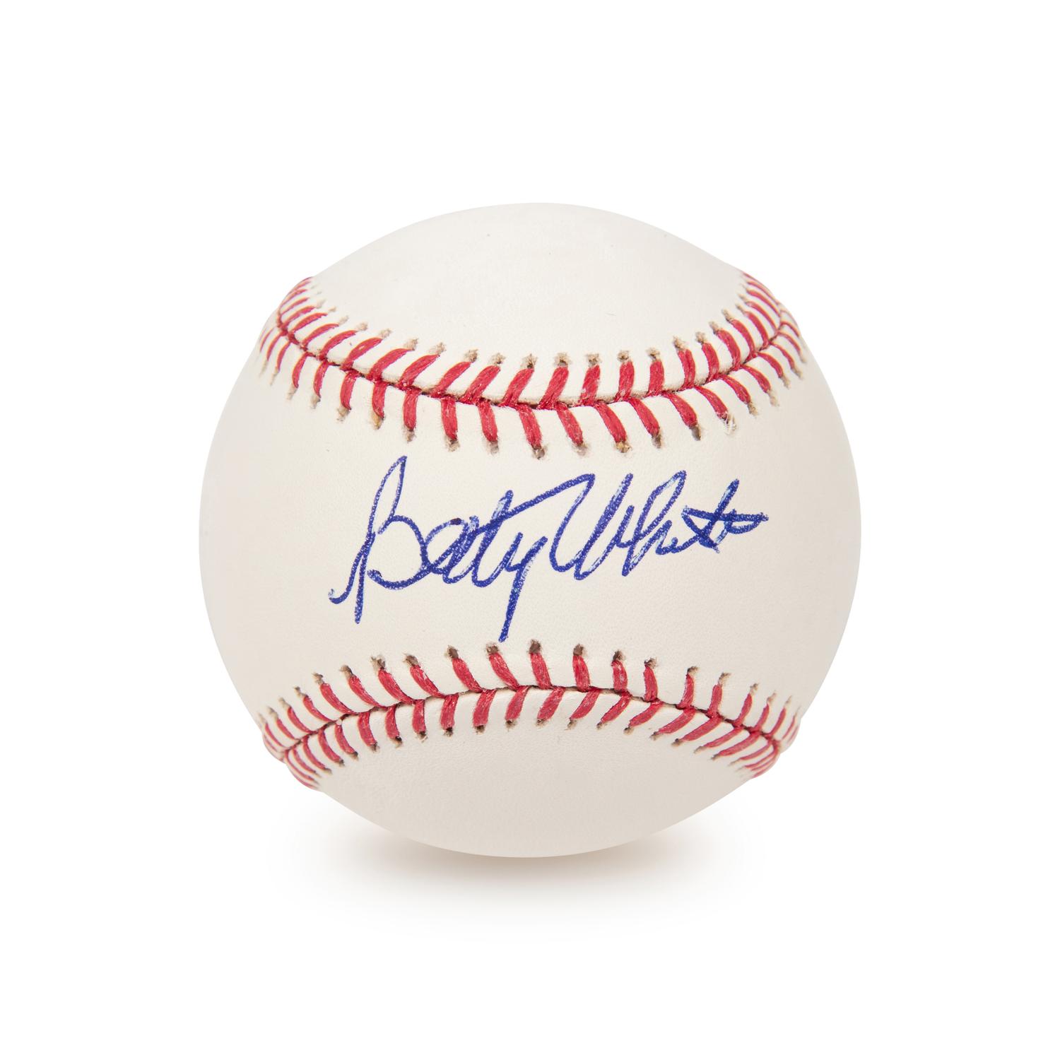 A Betty White Signed Autograph Baseball (PSA)