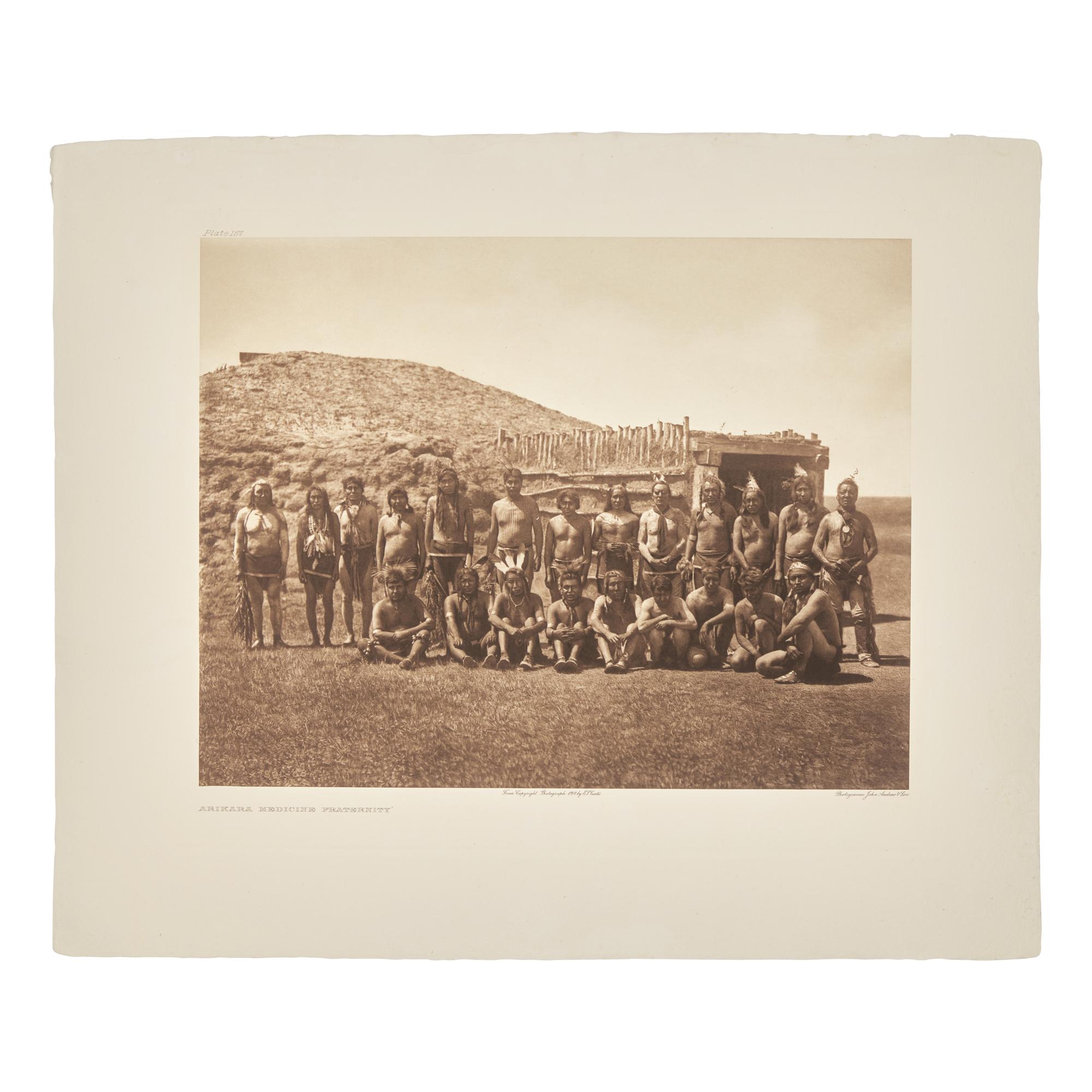 Edward Curtis (American, 1868-1952) — Arikara Medicine Fraternity Plate 157
