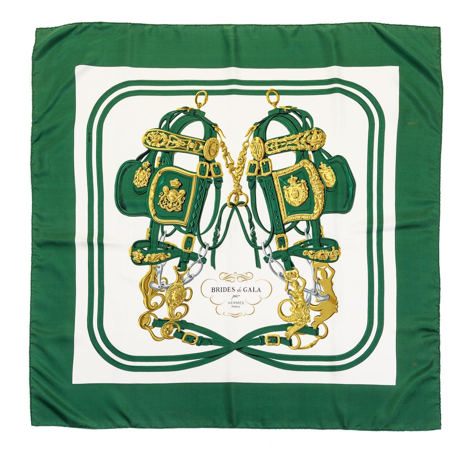 An Hermes 90cm Silk Scarf, 36" x 36".