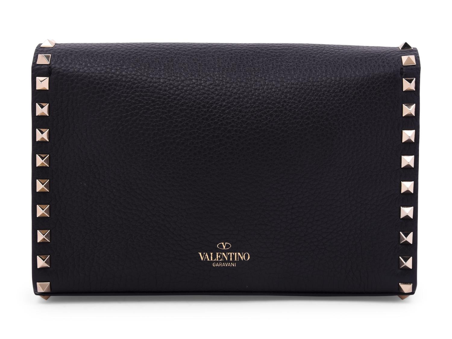 Valentino Rockstud Leather Shoulder Bag, 2000s