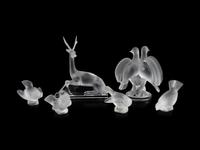 A Group of Lalique Table Articles
