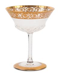 A Saint Louis Thistle Stemware Service