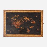 A George I Giltwood and Japanned Lacquer Work Table