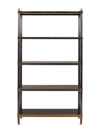 A Contemporary Metal Etagere in the Style of Maison Jansen