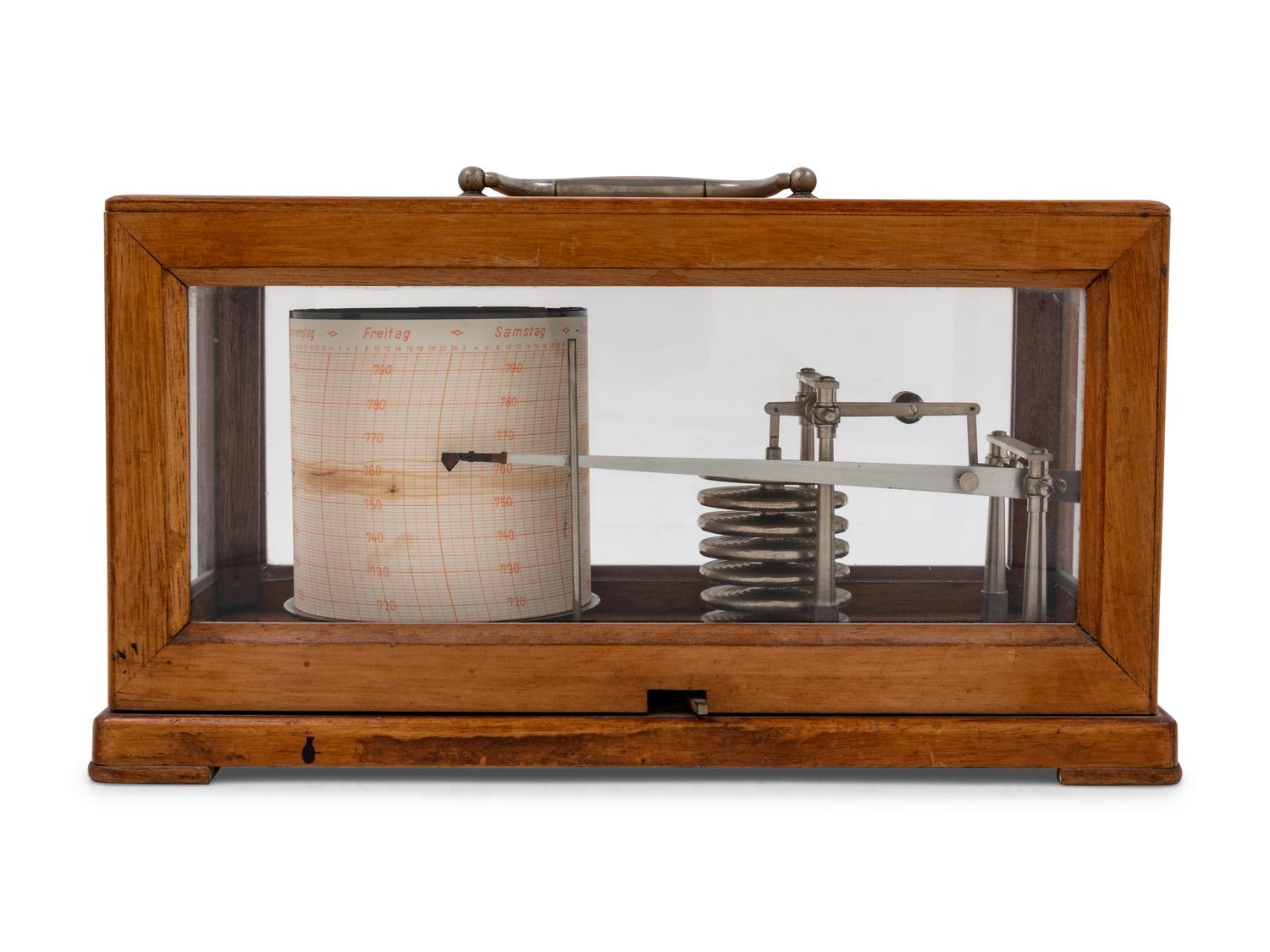 A Wood Cased Barograph
