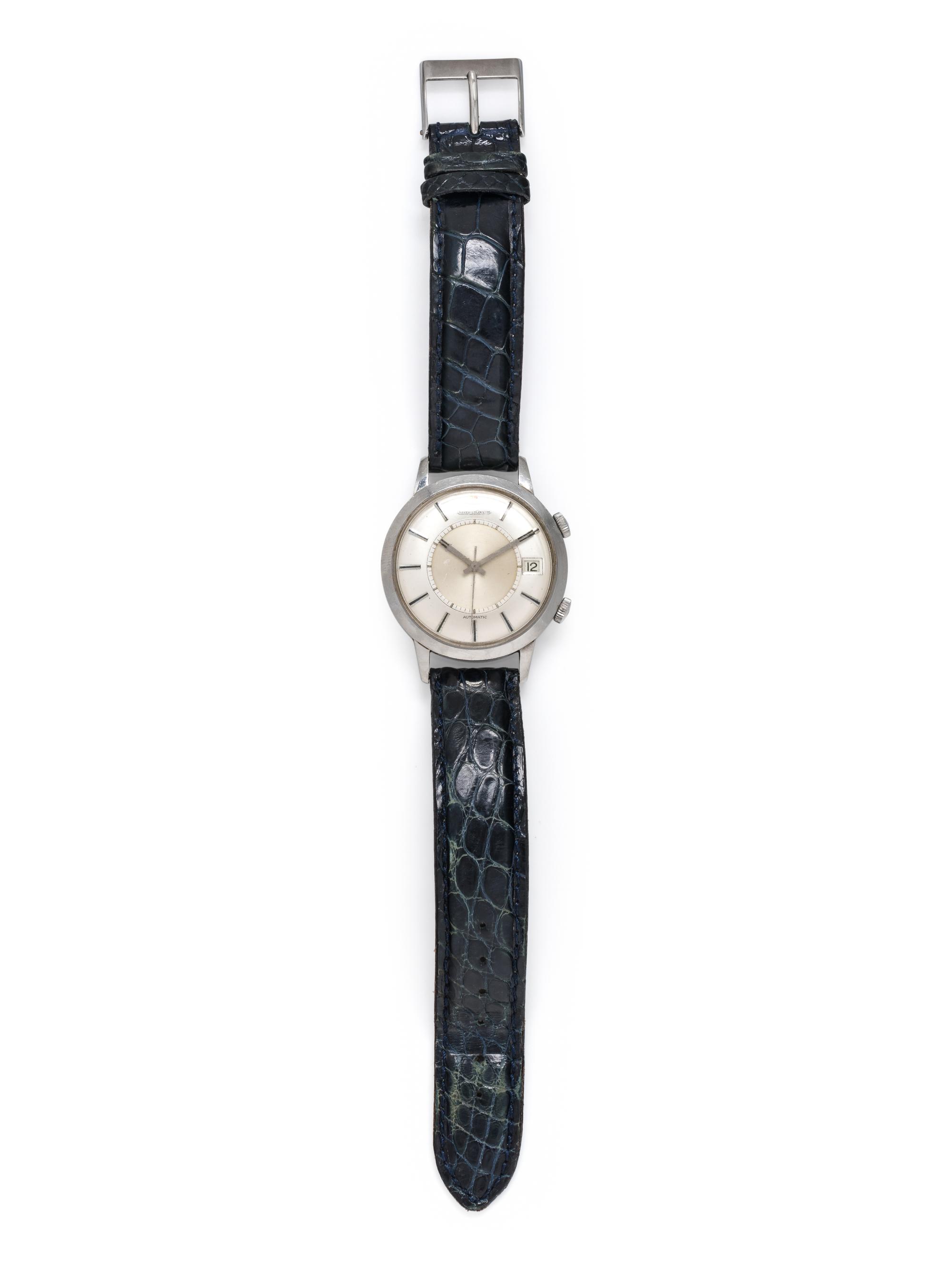 JAEGER-LeCOULTRE, MEMOVOX, STAINLESS STEEL ALARM WRISTWATCH
