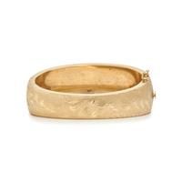 YELLOW GOLD BANGLE BRACELET