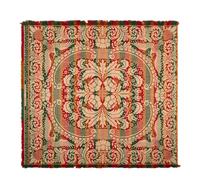 Two Jacquard Wool and Cotton Coverlets