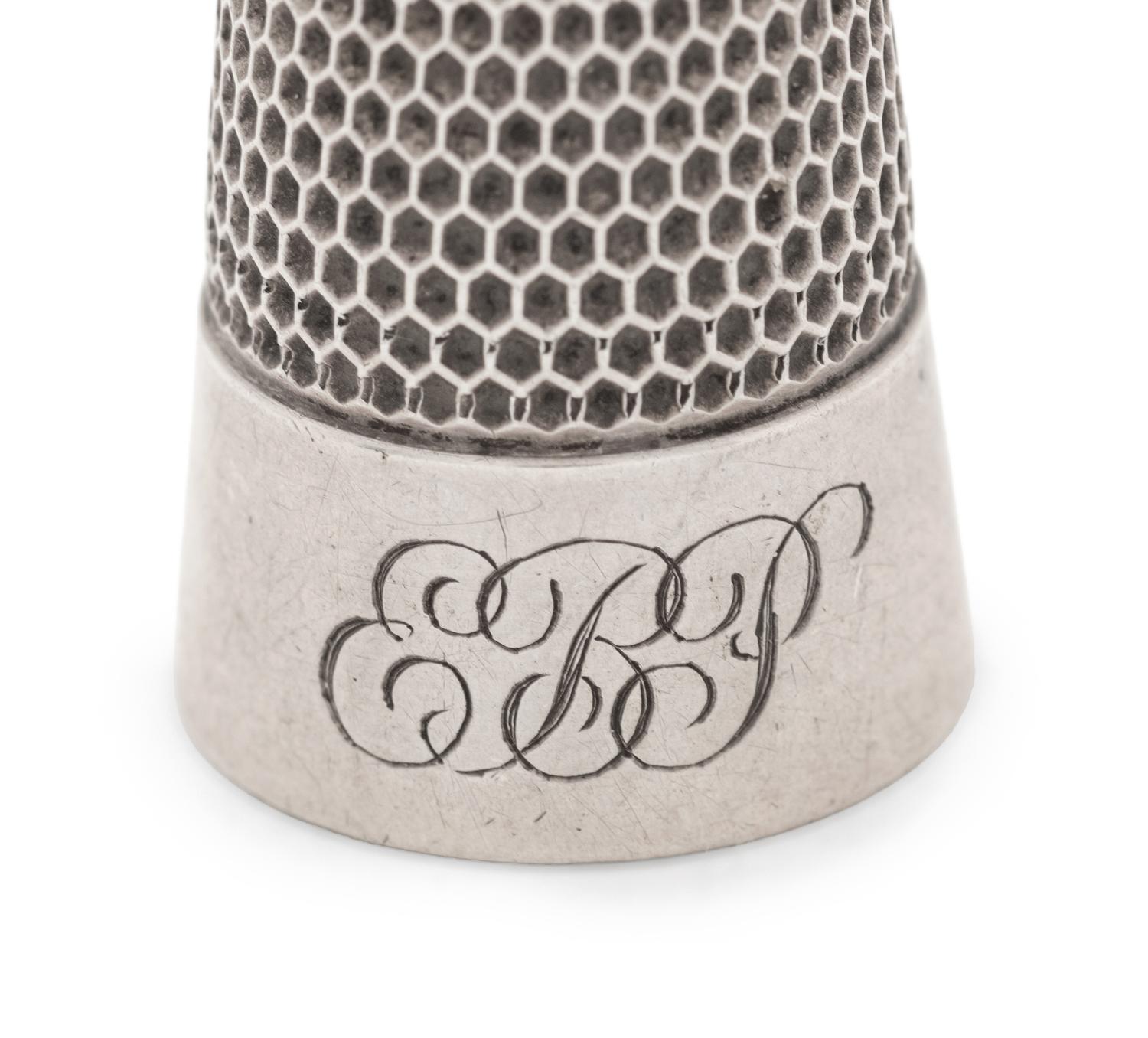 A Collection of Silver and Silvered Metal Thimbles