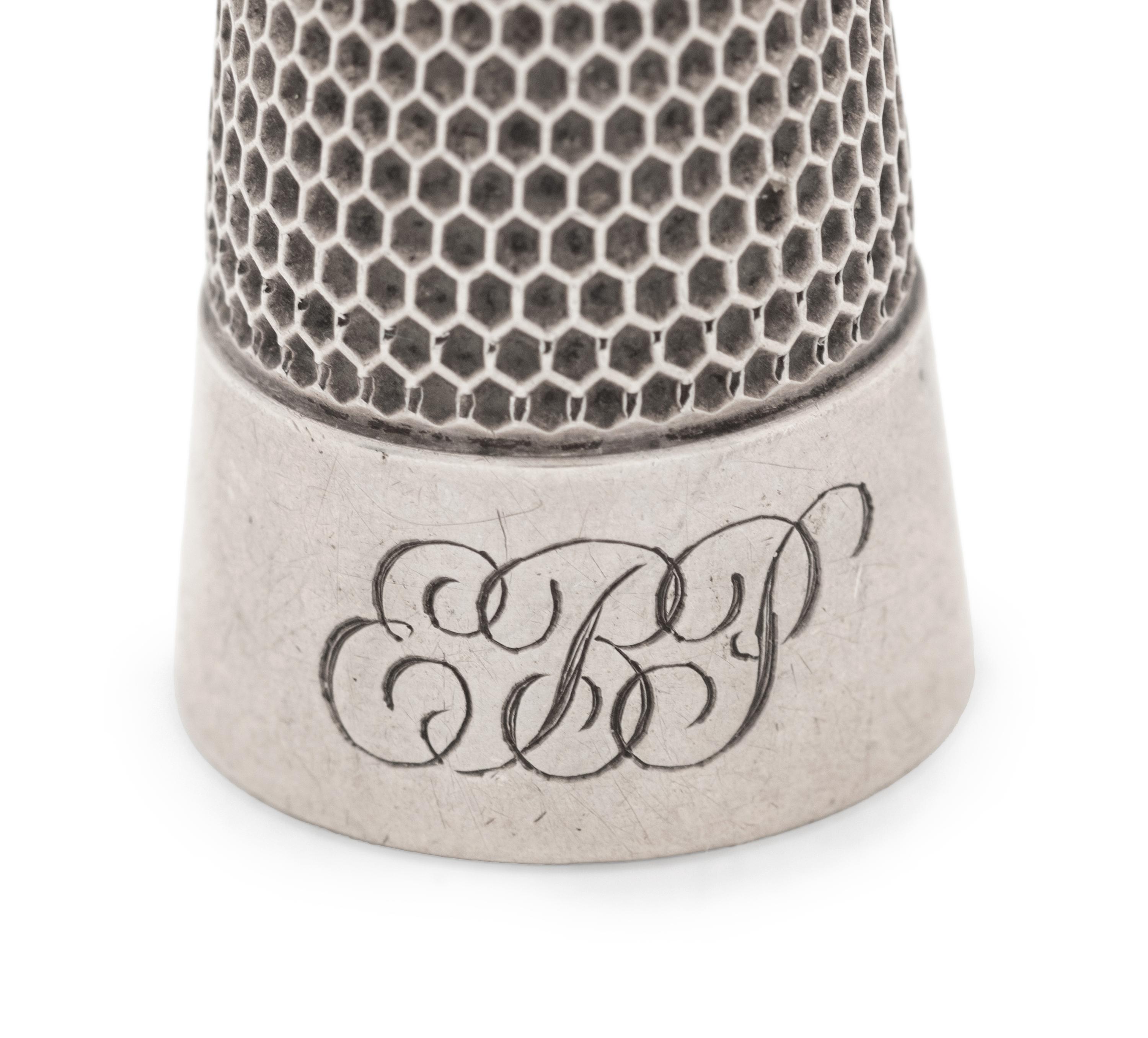A Collection of Silver and Silvered Metal Thimbles