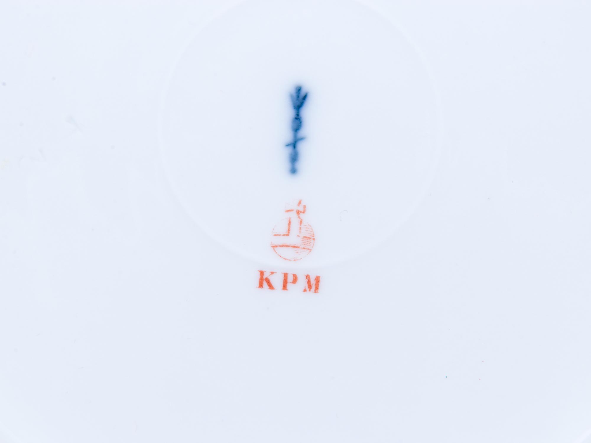 An Assembled Set of Berlin (K.P.M.) Porcelain Serving Articles
