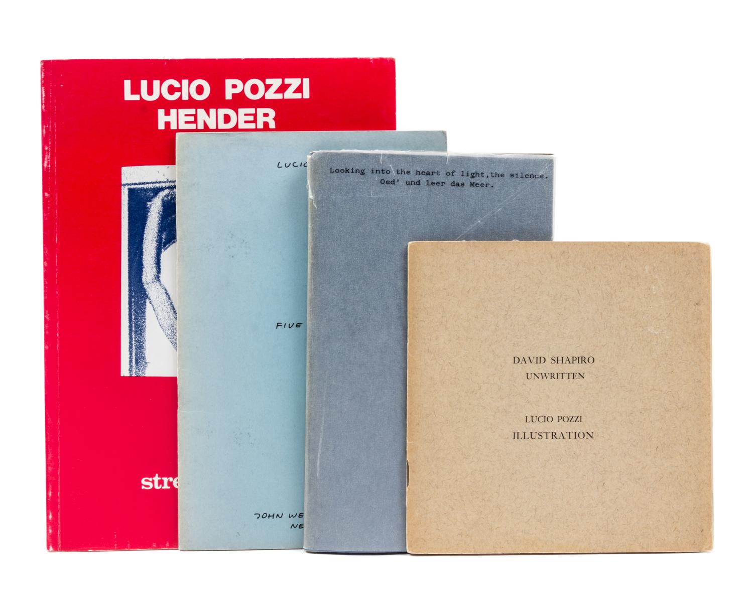 POZZI, LUCIO. 3 works. With one other by Luciano Bartolini (4 total)