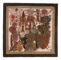Two Hermès 90cm Cashmere/Silk Scarves