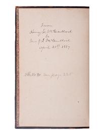 [TEXAS] -- [McCULLOCH, Henry (1816-1895), his copies]. A group of books related to Texas history, comprising: