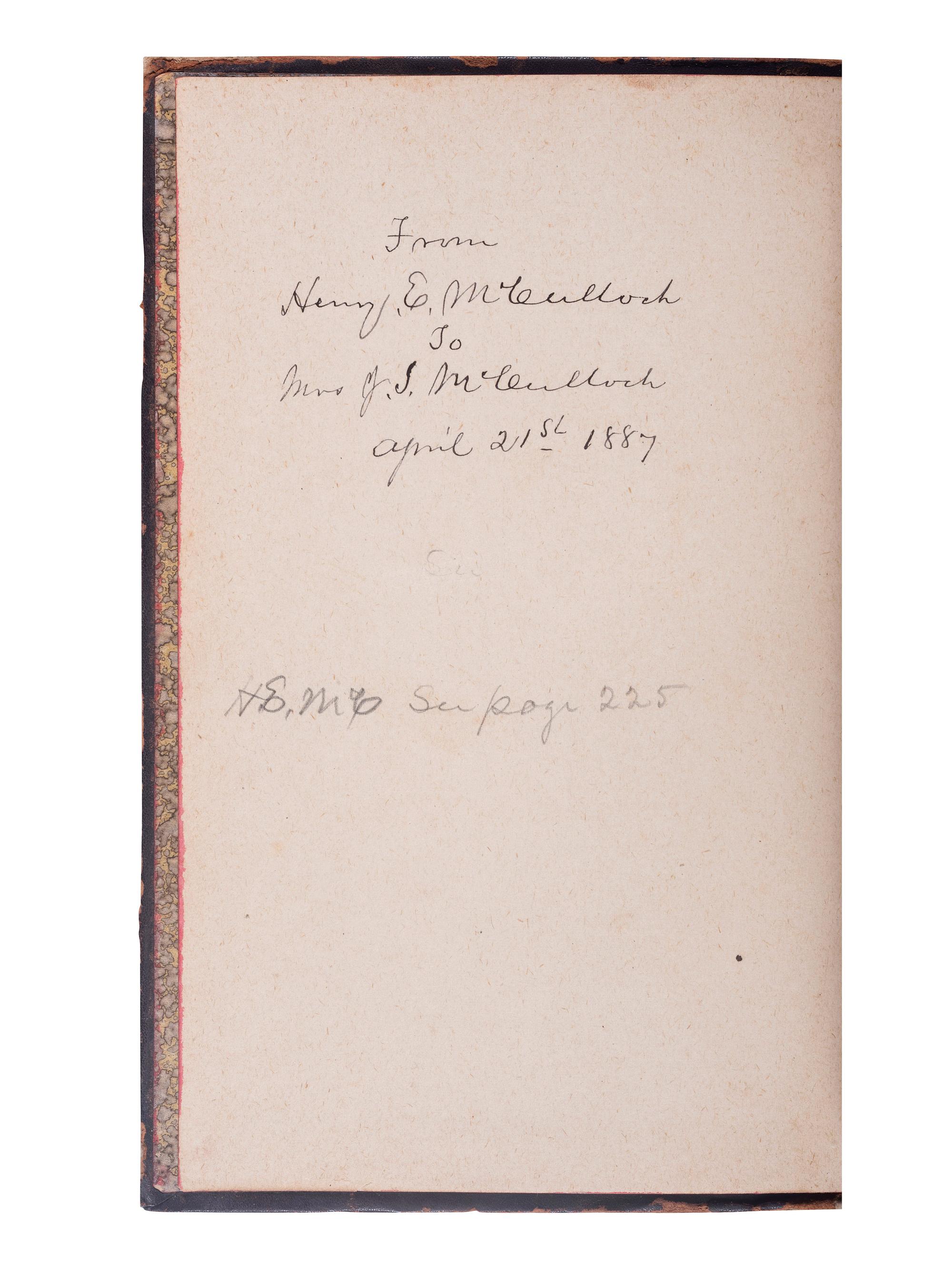 [TEXAS] -- [McCULLOCH, Henry (1816-1895), his copies]. A group of books related to Texas history, comprising: