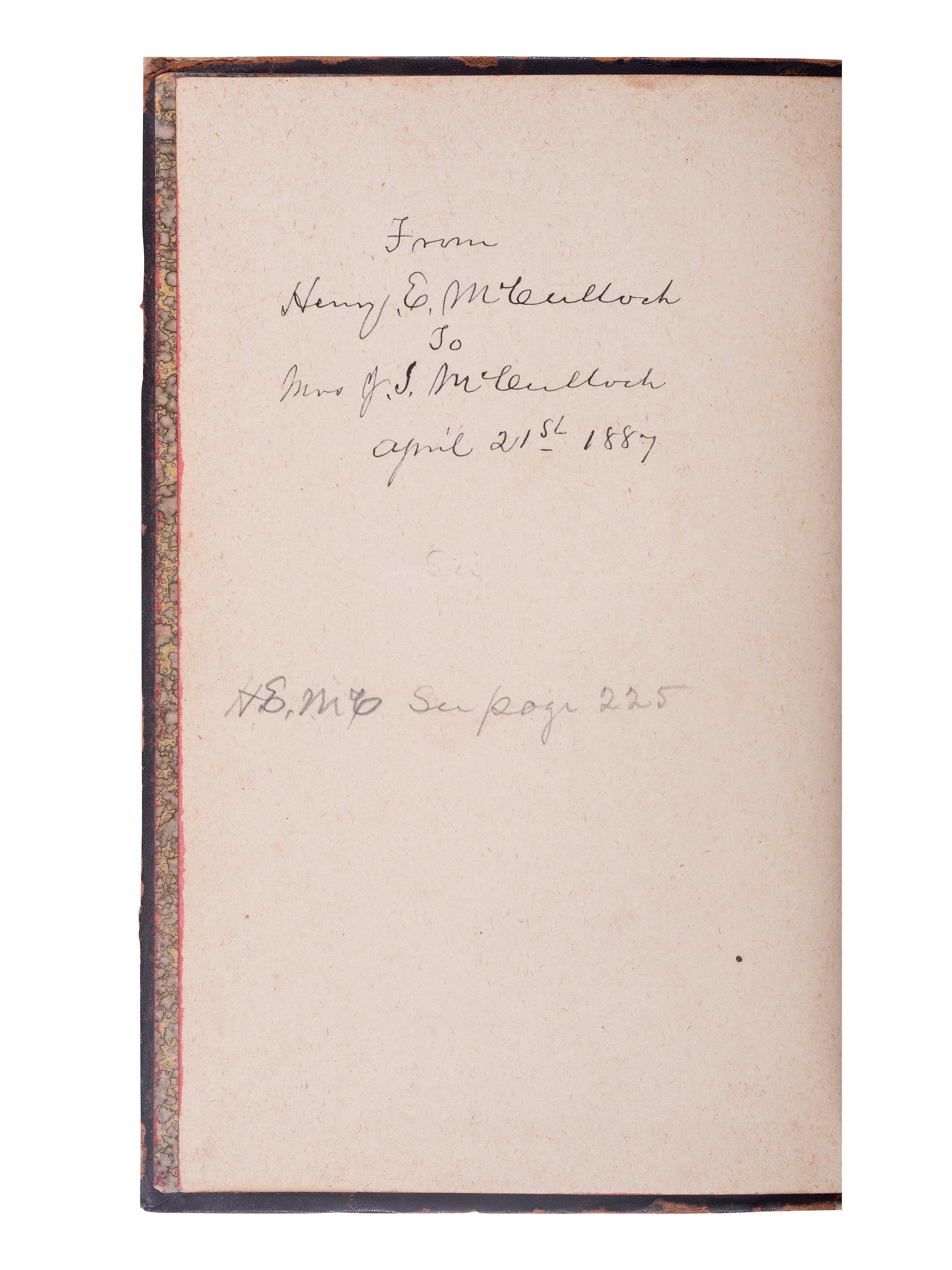 [TEXAS] -- [McCULLOCH, Henry (1816-1895), his copies]. A group of books related to Texas history, comprising: