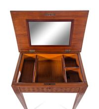 A Directoire Style Fruitwood Parquetry Dressing or Work Table