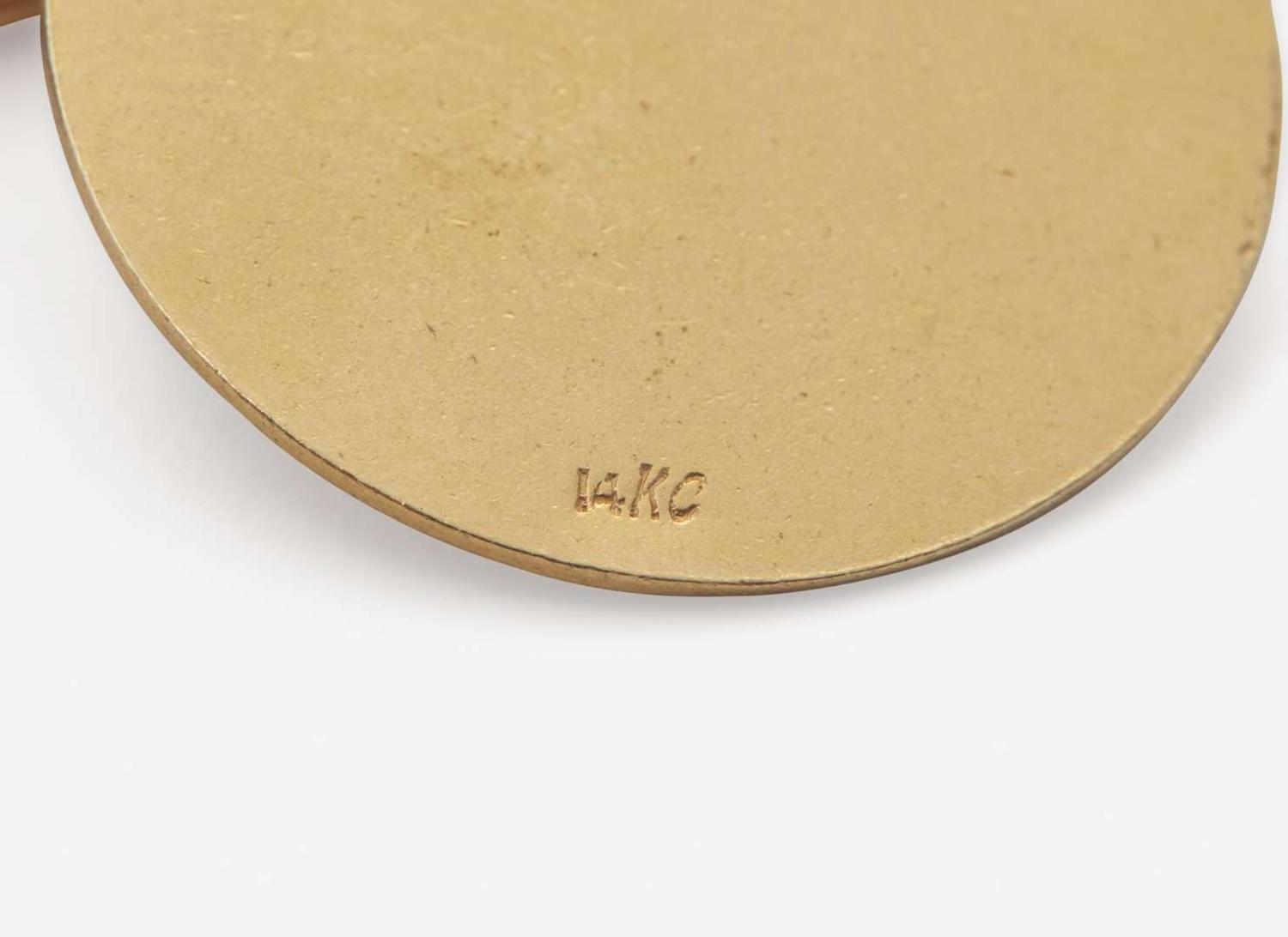 A 14K Yellow Gold Charm Bracelet