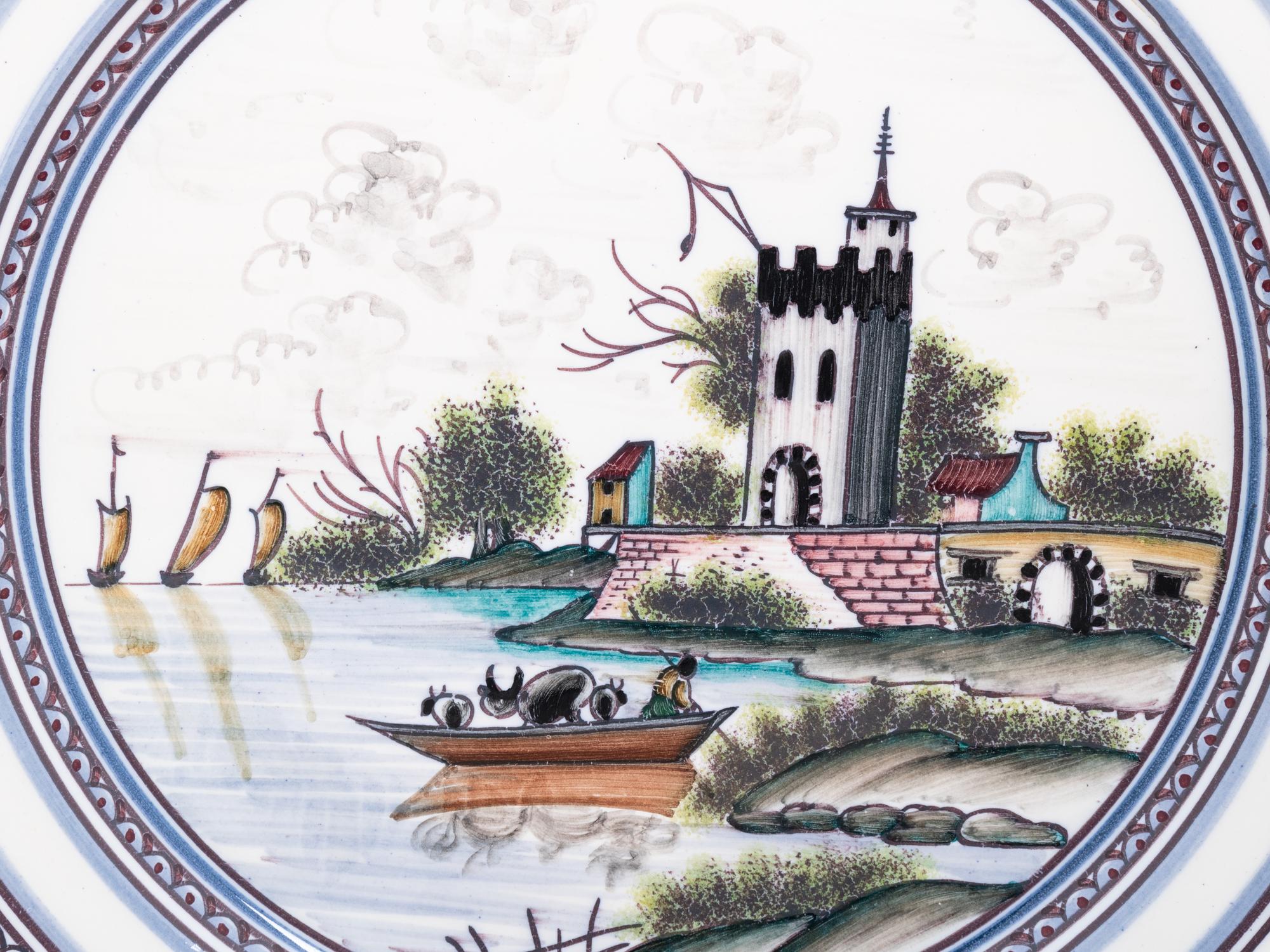A Group of Hand-Painted Portuguese Pottery Articles