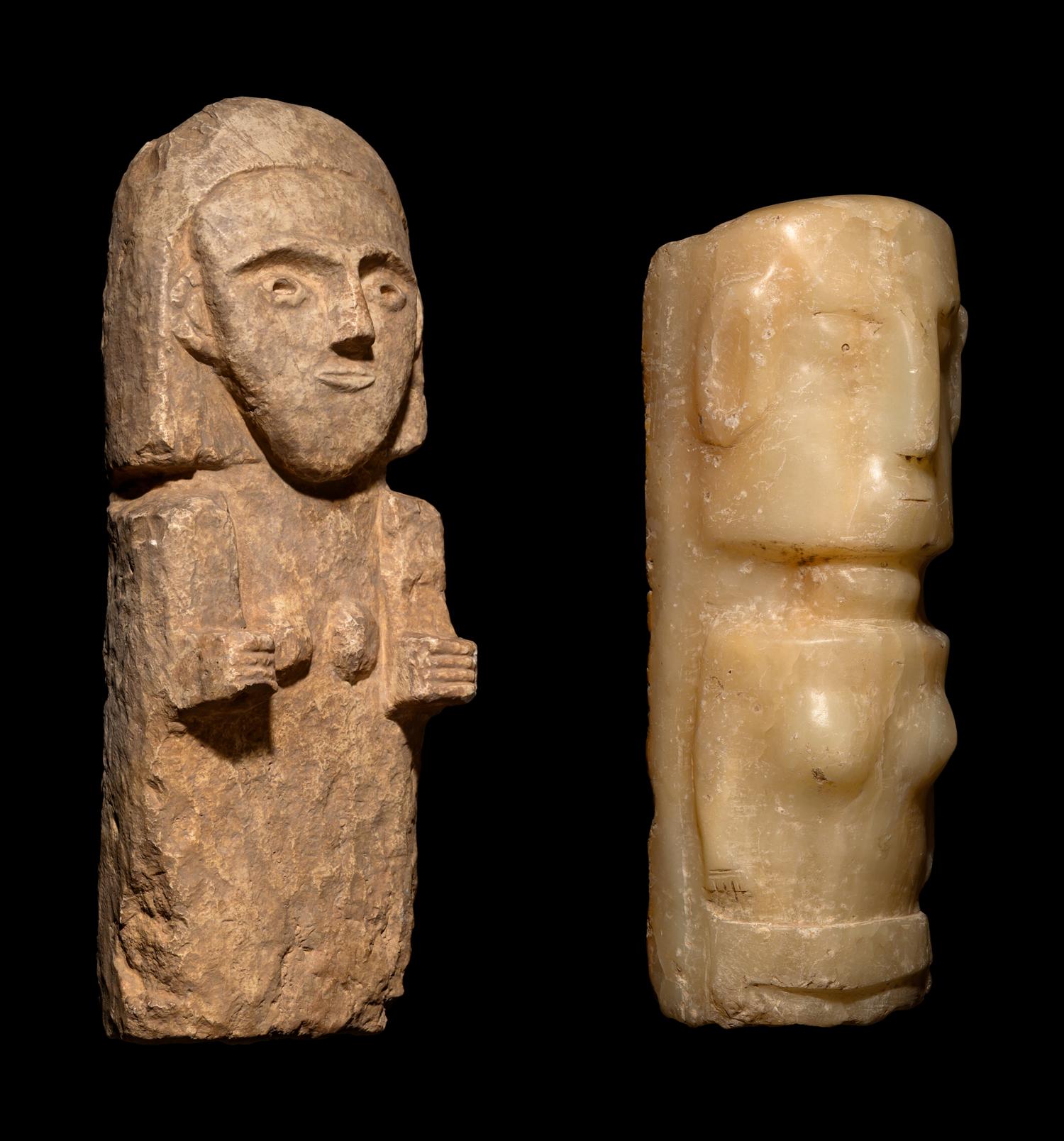 Two South Arabian Stone Figures