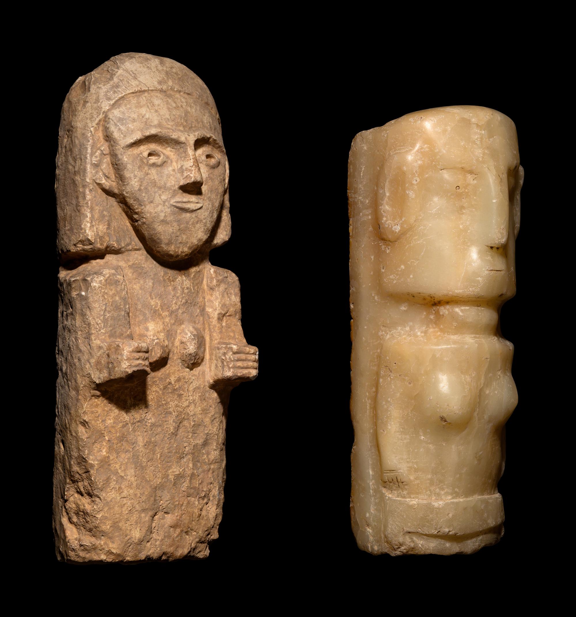 Two South Arabian Stone Figures