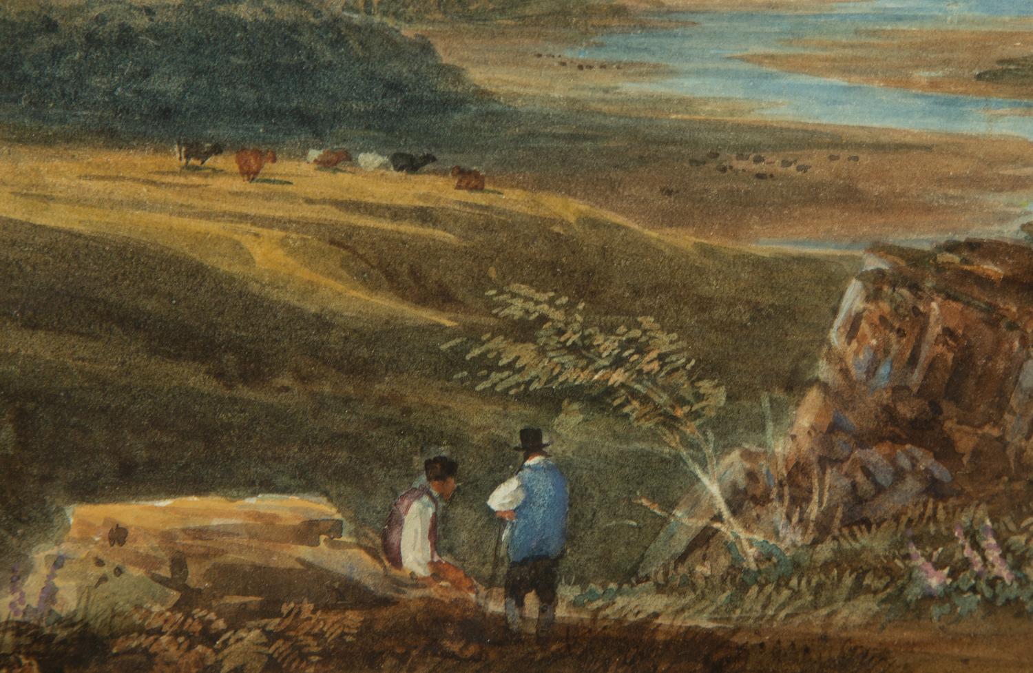 Harlech Castle and the Irish Sea , 1838