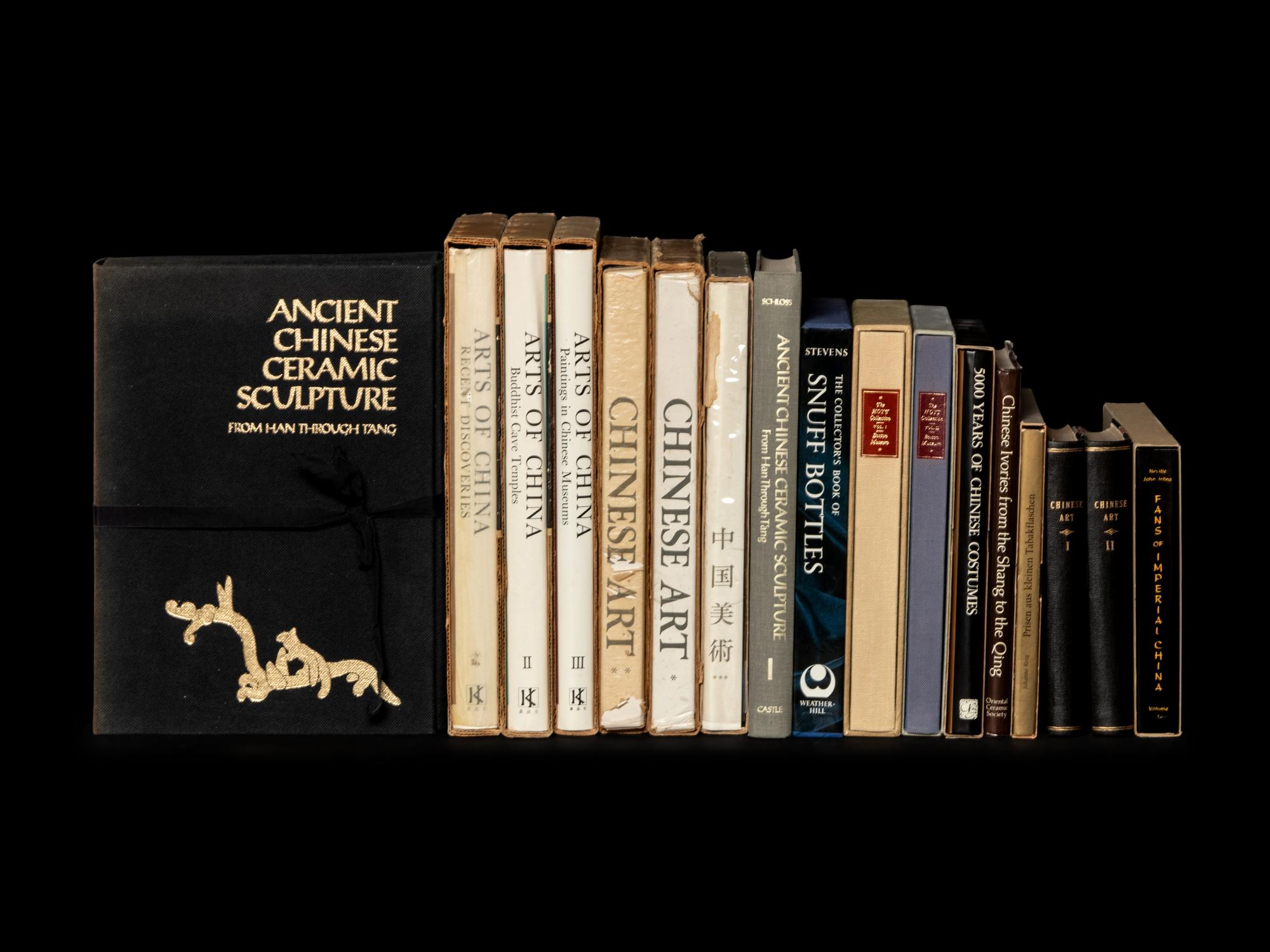 [CHINESE ART] A group of Chinese art reference books, comprising: