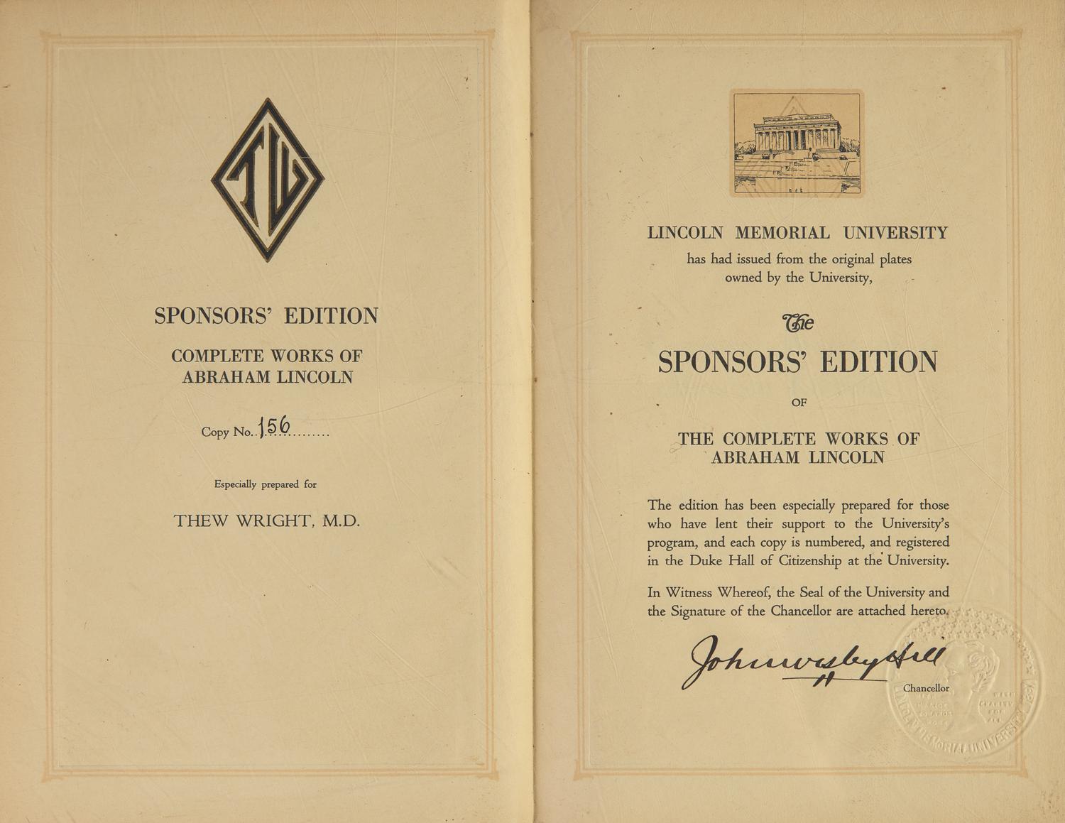 [Lincoln, Abraham] Complete Works of Abraham Lincoln