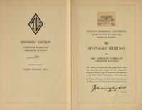 [Lincoln, Abraham] Complete Works of Abraham Lincoln