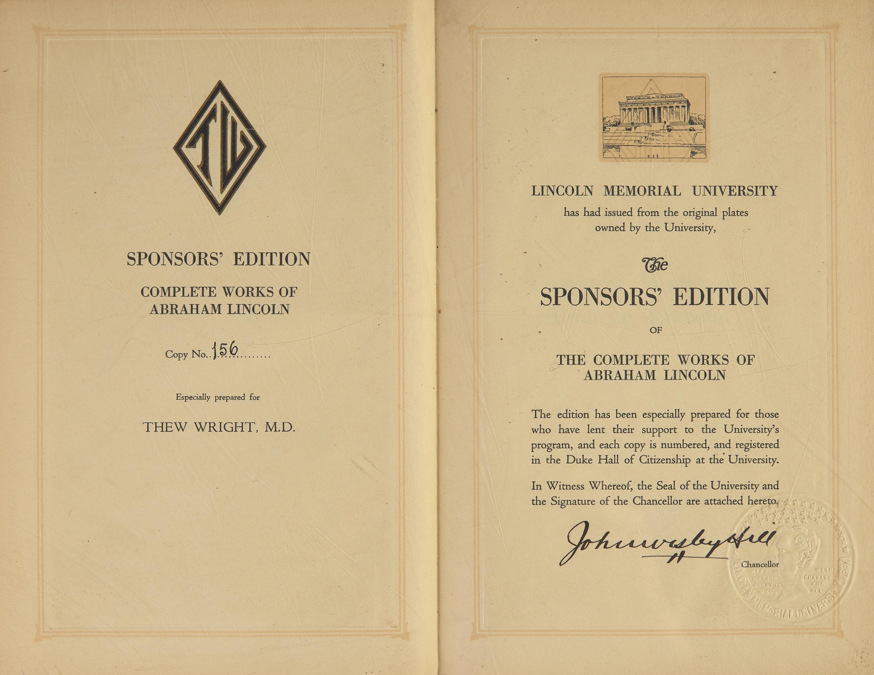 [Lincoln, Abraham] Complete Works of Abraham Lincoln